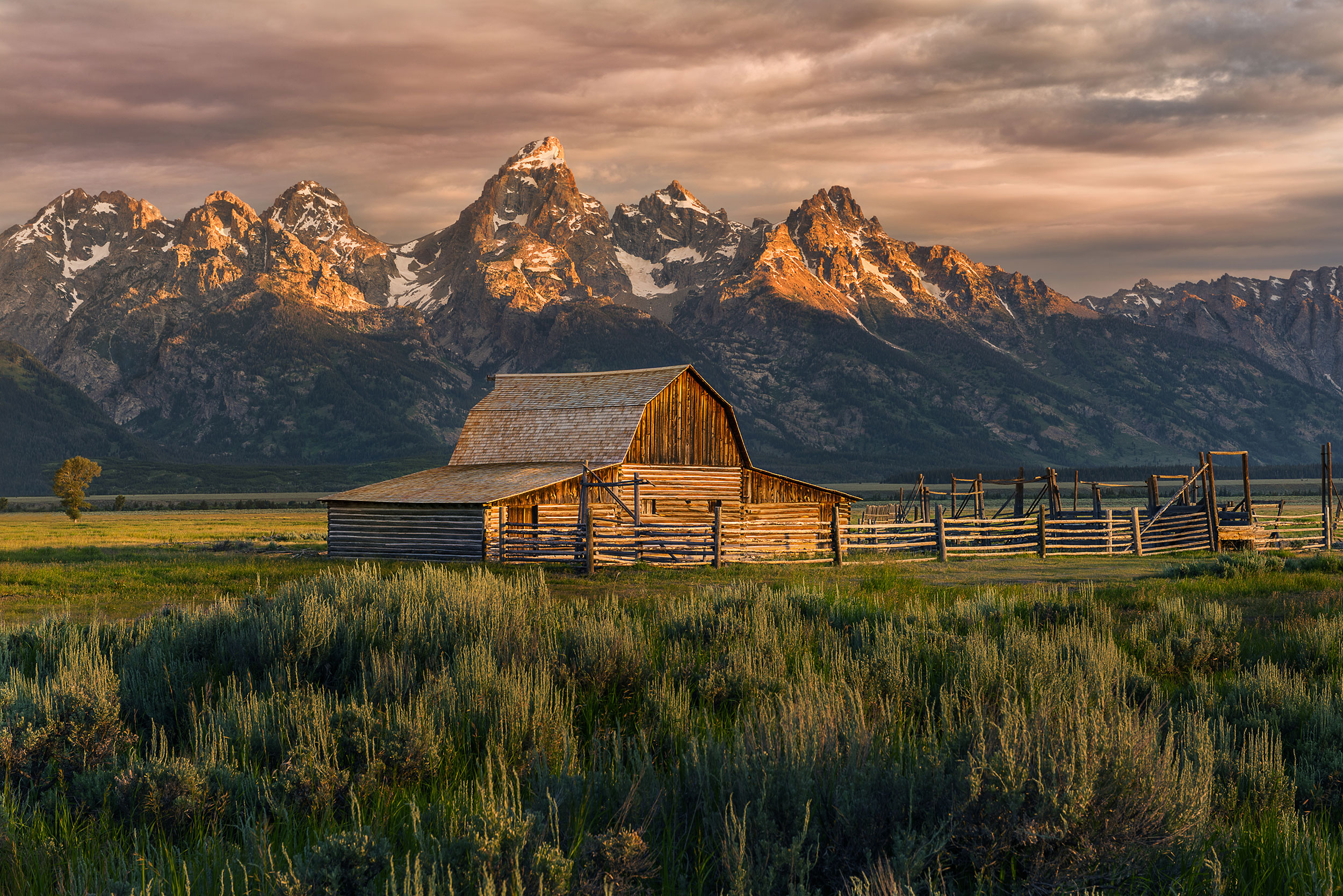 Moulton Barn at Sunrise